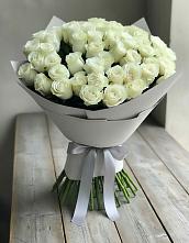 Букет 35 Белых роз в Дроздово