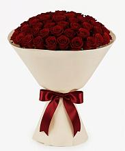 Букет 101 Бордовая роза Блэк Бакарра в Дроздово