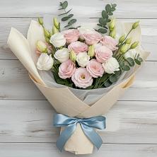 Букет цветов из:  Лизиантусы в Дроздово