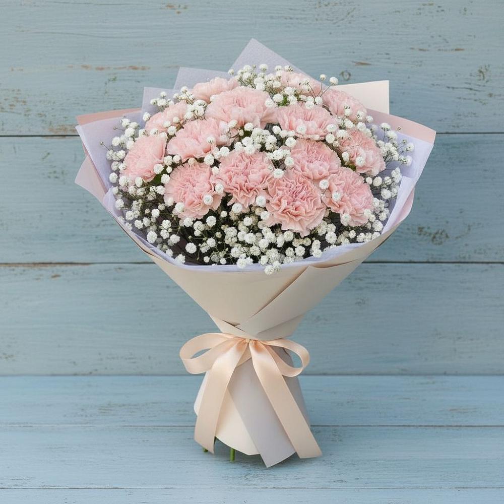 Букет цветов из: Гвоздики в Дроздово