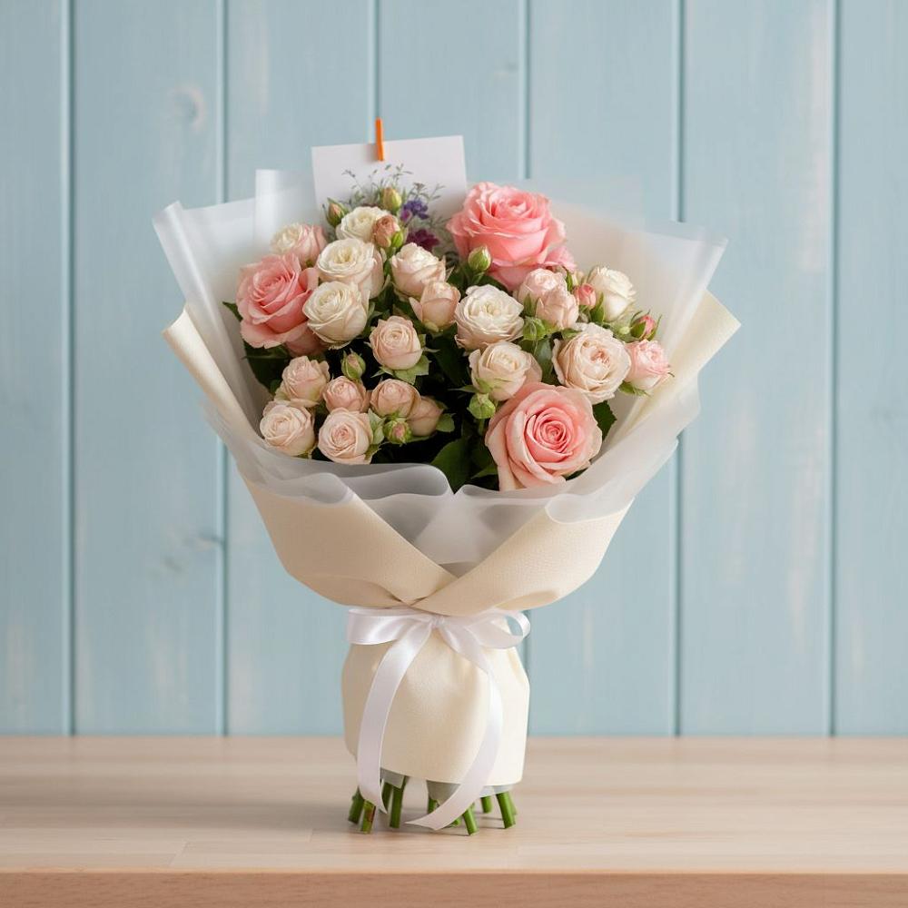 Букет цветов из: Розы в Дроздово