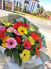Букет цветов из:  Герберы #REPLACE_PRED# Дроздово