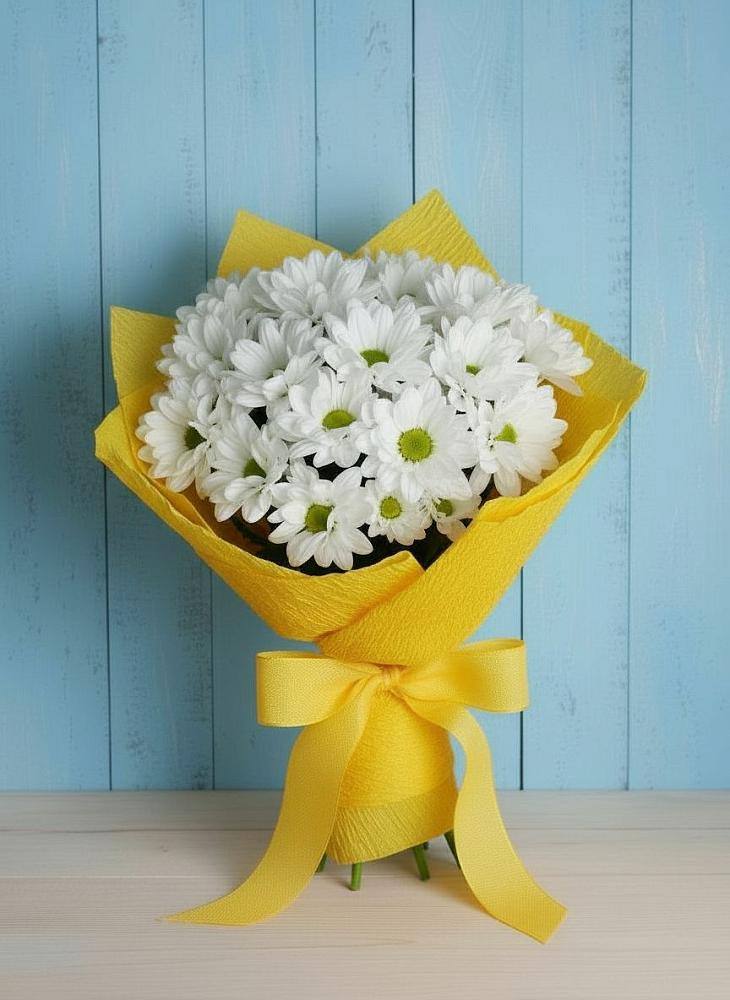 Букет цветов из: Хризантемы в Дроздово