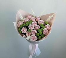 Букет цветов из:  Розы и Хризантемы в Дроздово
