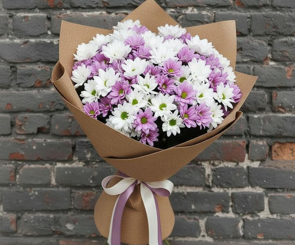 Букет цветов из: Хризантемы в Дроздово