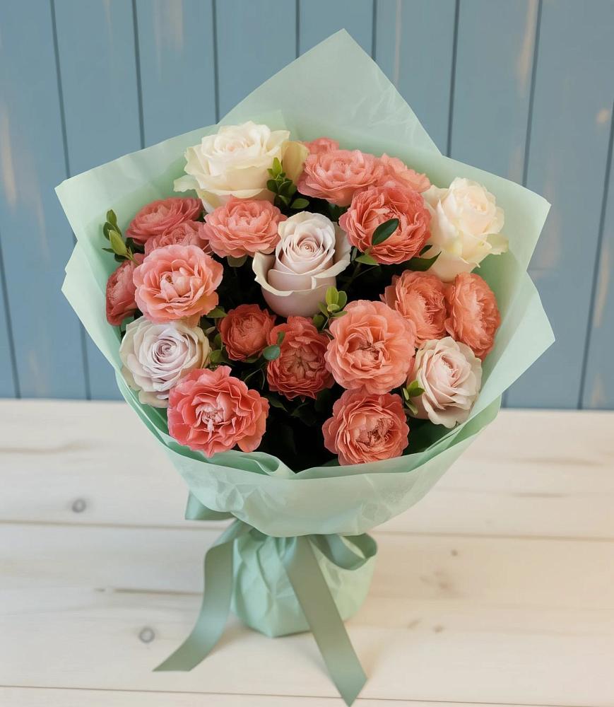 Букет цветов из: Розы в Дроздово