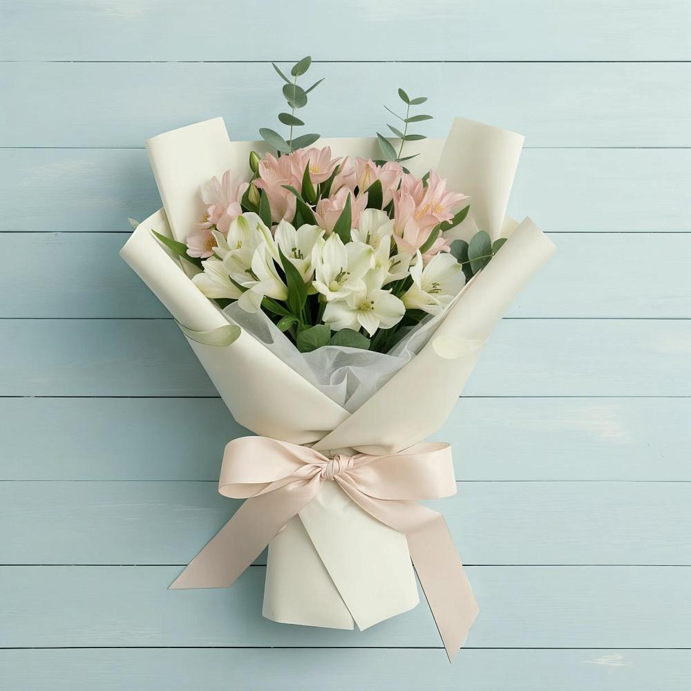 Букет цветов из: Альстромерии в Дроздово