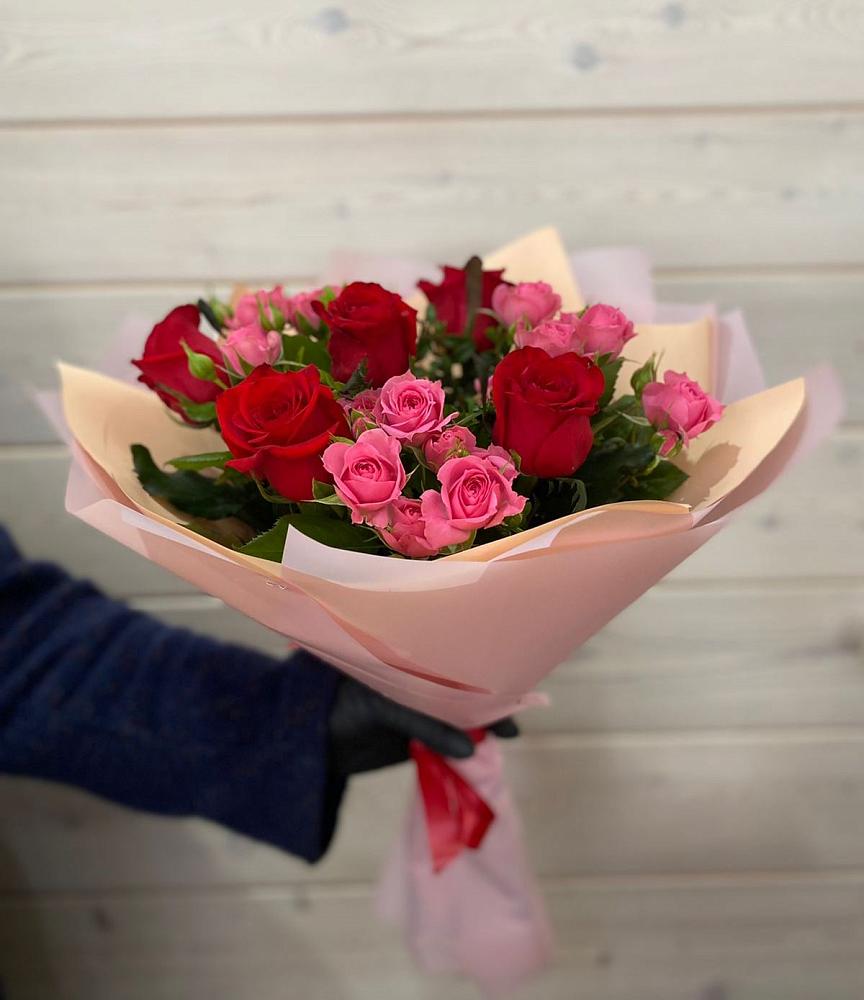 Букет цветов из: Розы в Дроздово