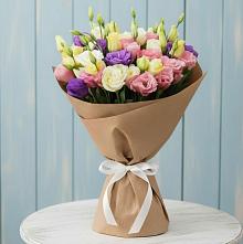 Букет цветов из:  Лизиантусы в Дроздово