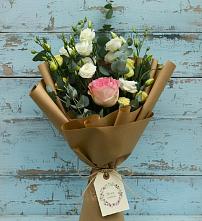 Букет цветов из:  Розы и Лизиантусы #REPLACE_PRED# Дроздово