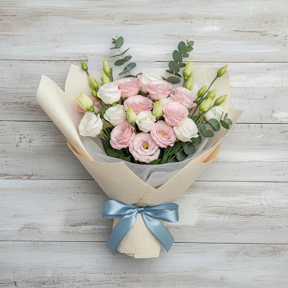 Букет цветов из: Лизиантусы в Дроздово